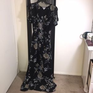 High-Low Floral Romper